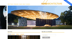 Desktop Screenshot of kere-architecture.com