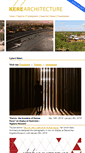 Mobile Screenshot of kere-architecture.com